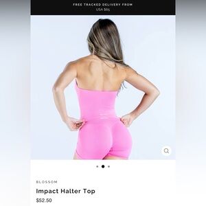 DFYNE Women's blossom Athletic Shorts and Top